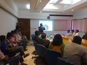 Sunder Madakshira speaking at NASSCOM conference on the topic of Organizational Growth Through Personal Brandingâ€ on the 24th January 2014