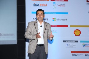 Sunder Madakshira delivers the keynote at the IIBA Convention in Bangalore on Aug 4, 2017