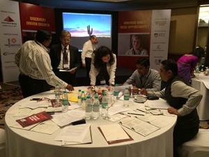 "Discovery Driven Growth" By Dr. Rita Gunther Mcgrath from Columbia Business School and Dr. Ron Pierantozzi from Wharton Business School at The Leela, Mumbai on 23 July 2014.