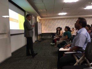 Sunder Madakshira addressed employees at Sapient, Bangalore on the topic of “Build & Leverage Your Personal Brand for Growth”.