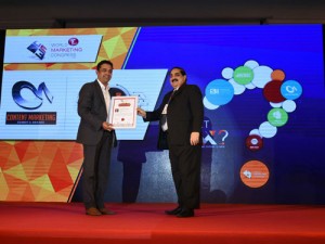 Sunder Madakshira was recognized as “The Most Influential Marketers” at the World Marketing Congress in Mumbai, on the 25th November 2016