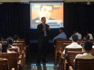 Sunder Madakshira speaks on the topic of “Communication Skills” to the students of Sri Madhwa Vadiraja Institute of Technology and Management, Udupi on the 3rd September 2016.