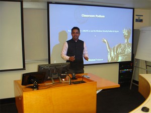 Sunder Madakshira at the Columbia Business School on the 13th February 2014, New York City